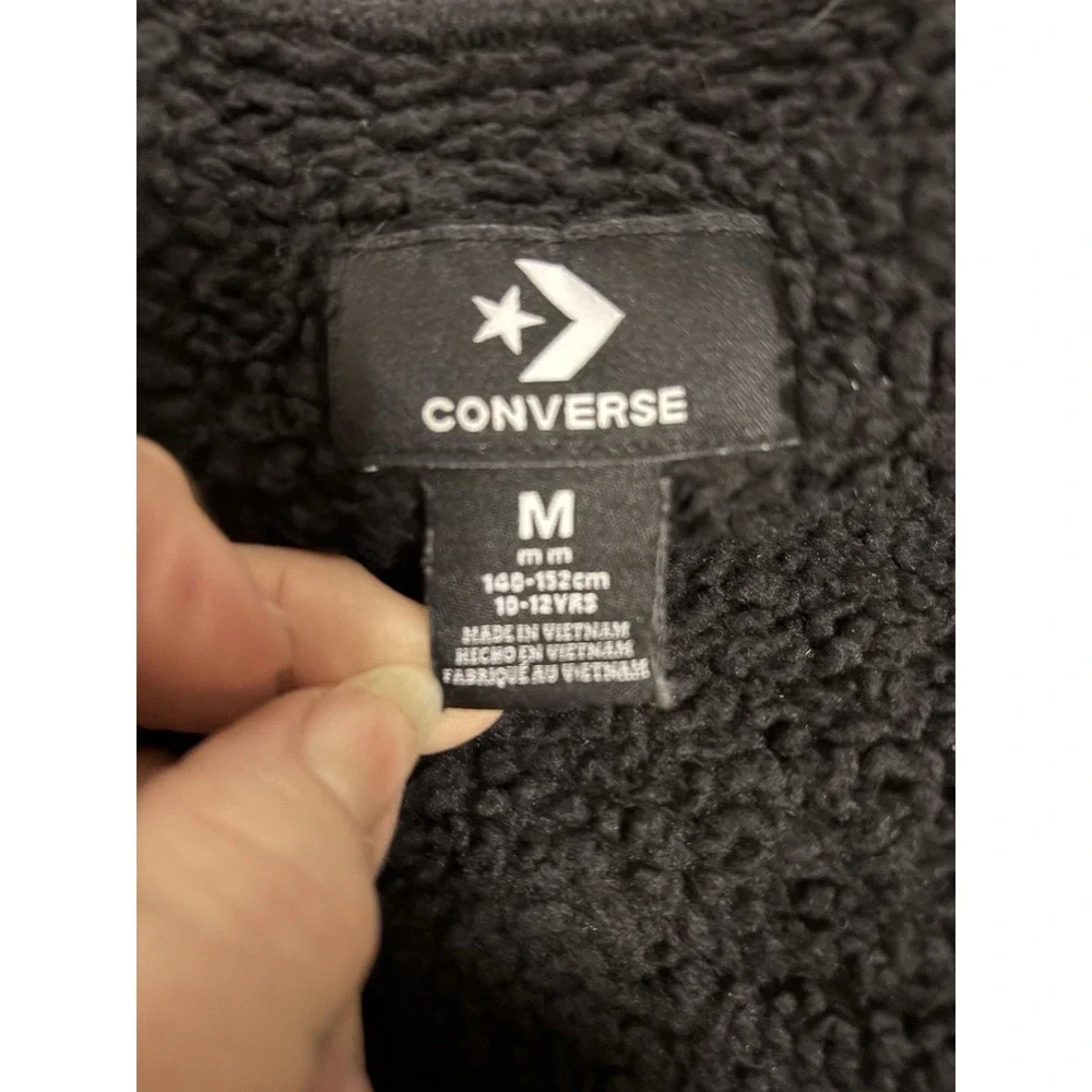 Converse Youth Sherpa Full Zip Jacket Medium
